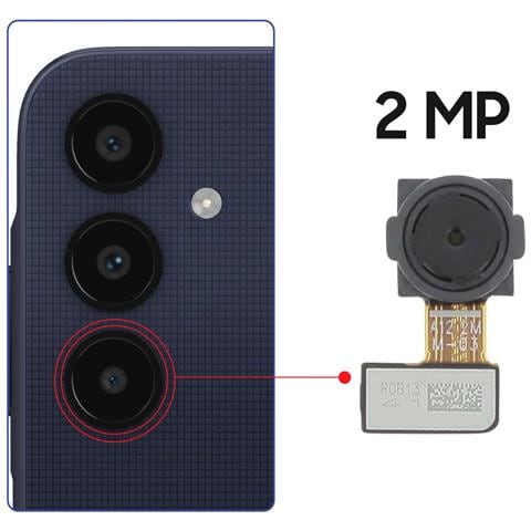 Fotocamera Posteriore Obiettivo Macro 2mp Per Samsung Galaxy A25 5g - Foto 4