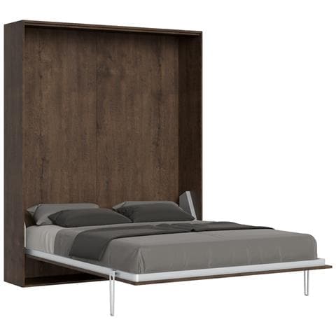 Letto Matrimoniale Kentaro Verticale A Scomparsa Noce - Foto 1