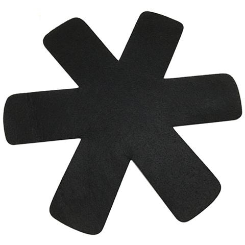 Set Di Sottopentola Da Cucina - 6 Pezzi Antiscivolo Resistenti Al Calore Black - Foto 1