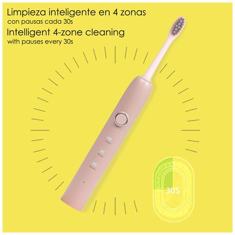 Spazzolino Elettrico Con Batteria Ricaricabile E Testina. Ricarica Wireless Induttiva. - Foto 2