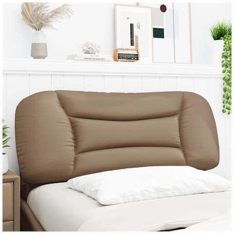 Cuscino Testiera Hvar Cappuccino 100 Cm In Similpelle - Foto 2