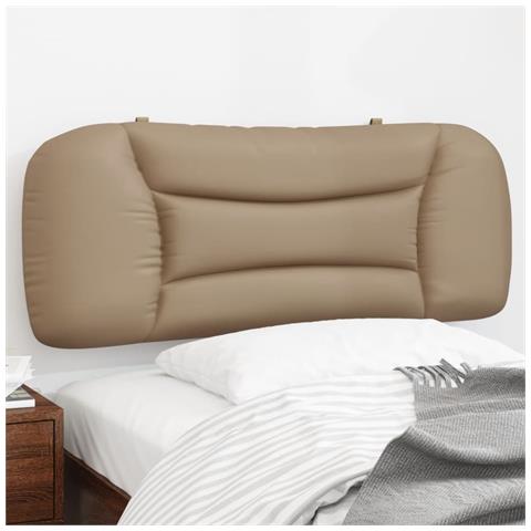 Cuscino Testiera Hvar Cappuccino 100 Cm In Similpelle - Foto 8