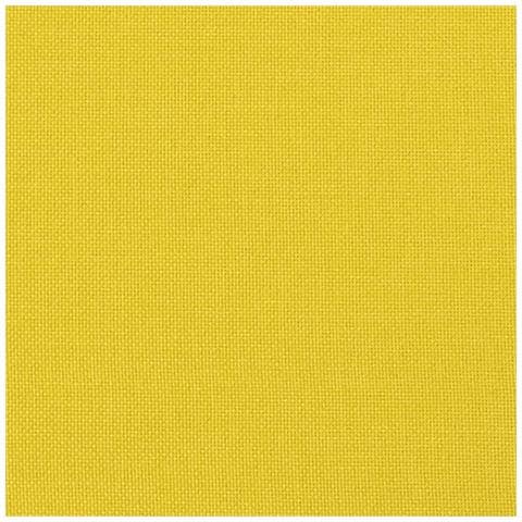 Set Divani 3 pz con Poggiapiedi e Cuscini Giallo Chiaro Tessuto - Foto 9