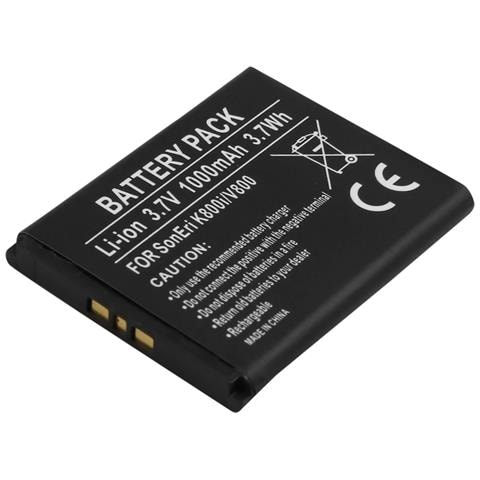 Batteria Sostitutiva Per Sony Ericsson K800i / V800 Li-ion 3,7v 1000mah - Foto 1