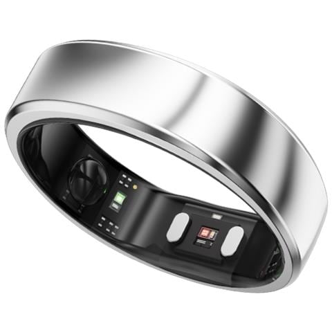 Gen 2 No Anello intelligente con activity tracker IP68 Argento - Foto 1