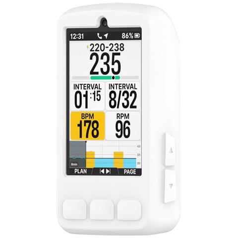 Custodia Protettiva In Silicone Per Wahoo Elemnt Roam V3 / Roam3: Protezione E Stile White - Foto 6