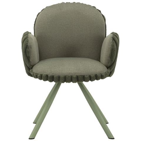 Set Di 3 Pouf Mf888 - Verde - Poliestere - 64x68x83 Cm - Foto 2