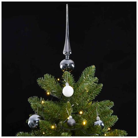 Albero Natale Artificiale Incernierato 300 LED e Palline 270 cm - Foto 2