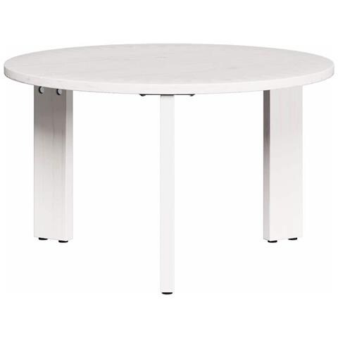 Tavolino da salotto 2 pcs Bianco 47.5 x 47.5 x 27 cm - Foto 5