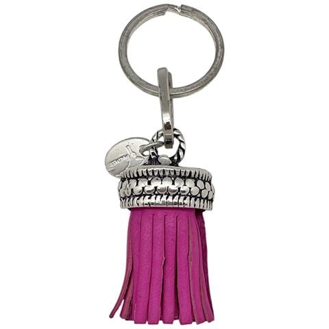 Portachiavi Flecado1 In Pelle Fucsia - Foto 1