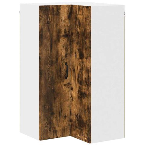 Pensile cucina Rovere fumé 57 x 57 x 100 cm Legno multistrato - Foto 1