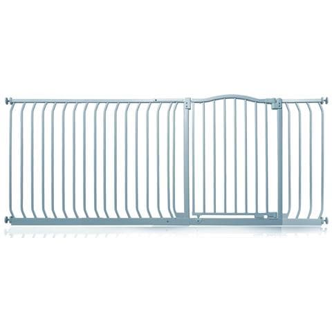 Safetots Cancelletto Di Sicurezza Con Parte Superiore Incurvata, 189cm - 198cm, Grigio Opaco - Foto 1