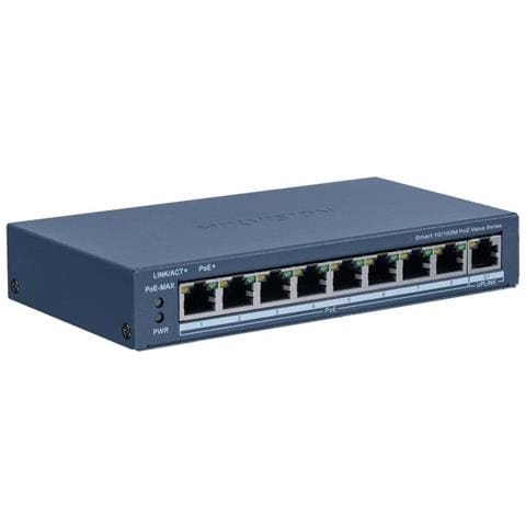 DS-3E1309P-EI /M switch di rete Gestito L2 Fast Ethernet (10/100) Supporto Power over Ethernet (PoE) Grigio - Foto 1