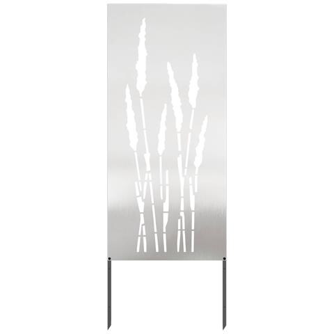 Schermo per privacy in giardino Floreale Argento 50 x 140 cm - Foto 1