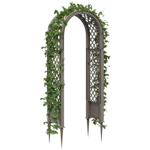 Arco di rose con punte Grigio 97 x 43 x 218 cm PP - Foto 2