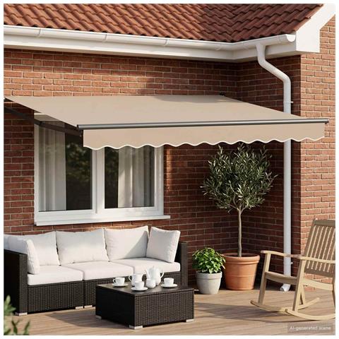 Tettuccio Elettrico Retrattile Beige 3 x 2,5 m - Foto 2