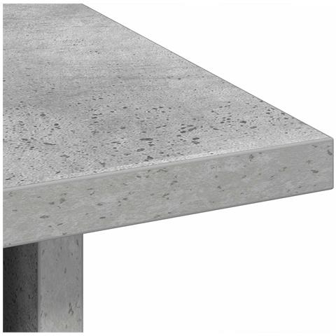 Comodino 2 pcs Grigio cemento 41 x 40 x 45 cm Legno multistrato - Foto 9