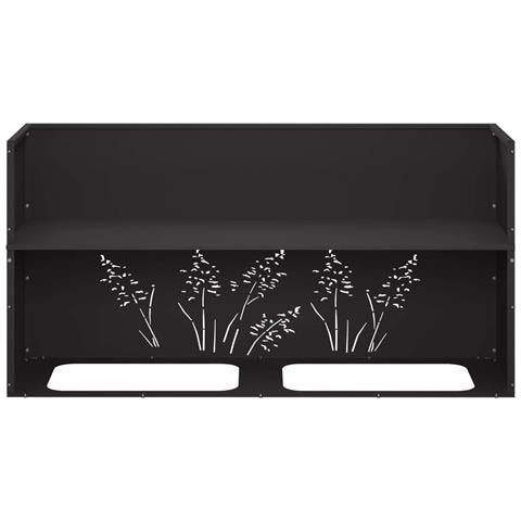 Vaso da giardino 2 pz Nero 100 x 30 x 49 cm - Foto 9