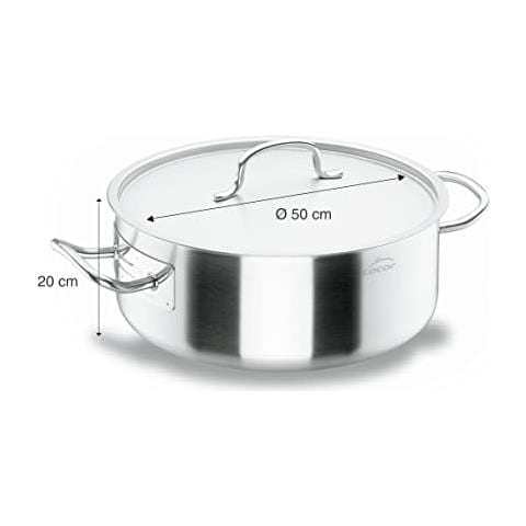 50050 Casseruola, Argento, 50 cm - Foto 3