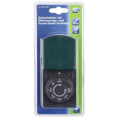 Timer meccanico IP44 nero-verde - Foto 1