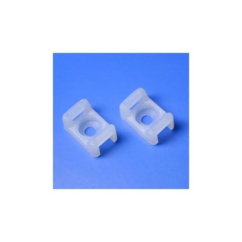 ISWTS-2401 - Base a Sella 15.2x9.4x6.8 mm per Fascette 100 Pz Beige - Foto 6