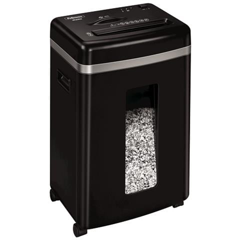 Distruggidocumenti a Microframmenti microshred 450M con Cestino da 22L Capacità di taglio 9 fogli Colore Nero - Foto 6