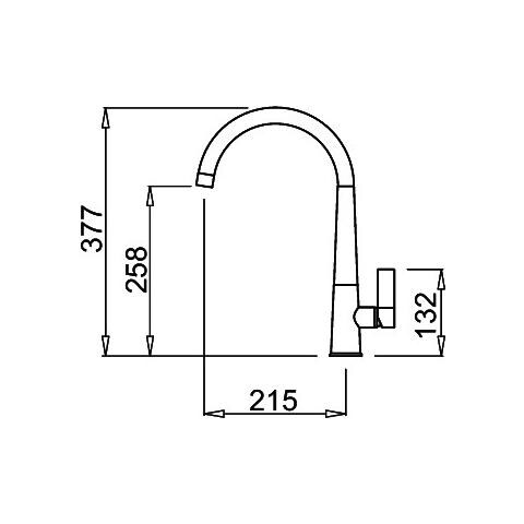 Miscelatore Monocomando Athena in Titanium - Foto 2