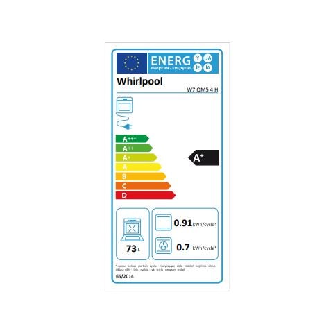Forno Elettrico da Incasso W7 OM5 4 H Capacità 73 L Multifunzione Ventilato Potenza 3650 W Colore Inox - Foto 2