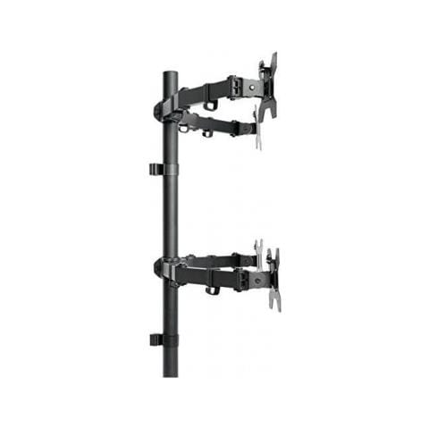 Supporto da Scrivania ICA-LCD 382-Q per 4 Monitor 13'' - 27'' con 4 Braccia con Morsetto Portata 10 kg per Braccio - Foto 2