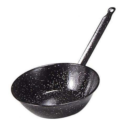 La Ideal - Padella Fonda Smaltata Con Manico - Ferro Smaltato - 32 - Foto 1