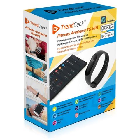 Braccialetto Fitness Bluetooth 4.0ble Con Cardiofrequenzimetro, Tg-hr1 - Foto 3