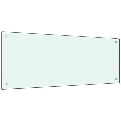 Paraschizzi Per Cucina Bianco 100x40 Cm In Vetro Temperato - Foto 1