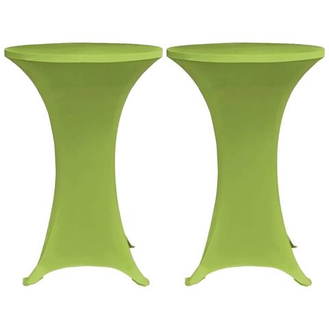 Copritavoli Elastici 4 Pz 70 Cm Verde - Foto 5