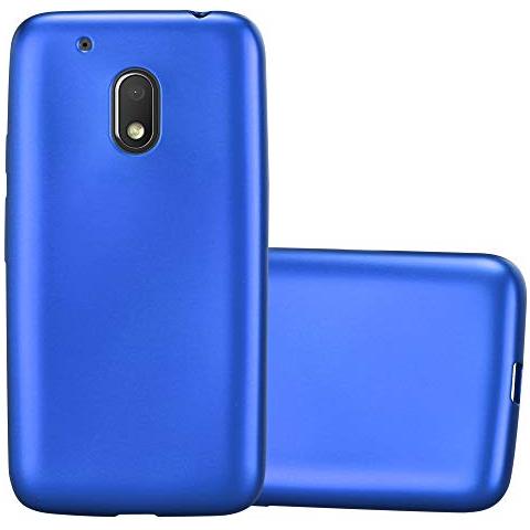 Custodia Compatibile Con Motorola Moto G4 Play In Blu Metallico - Coperchio Protettivo In Silicone Tpu Flessibile - Foto 1