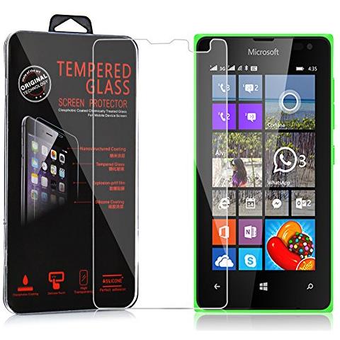 Pellicola Di Armatura Compatibile Con Nokia Lumia 435 In Elevata Trasparenza - Vetro Temperato (tempered) Di Protezione Del Display In Durezza 9h Con 3d Touch - Foto 1