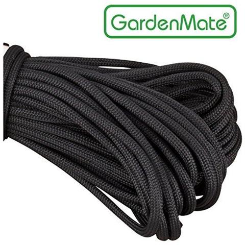 Rope Professionale Di Nylon Esterna Paracord 550 31m Lungo Spessore 4 Mm Antistrappo Corda Kernmantle Con 7 Nucleo Fili Nero - Foto 4