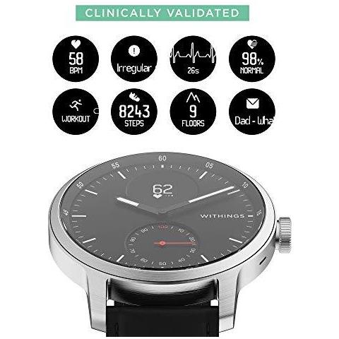 Smartwatch Ibrido con ECG Withings Scanwatch Frequenza Cardiaca e Ossimetro Smartwatch Ibrido con ECG Withings Scanwatch Frequenza Cardiaca e Ossimetro