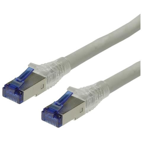 S / FTP Patch Cord Cat. 6a, solid, grey 70m, Grigio, 7 cm - Foto 1