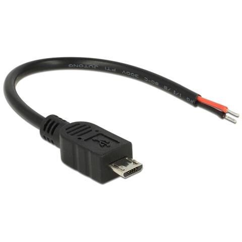 82697 0.1m Micro-USB B Nero cavo USB - Foto 1