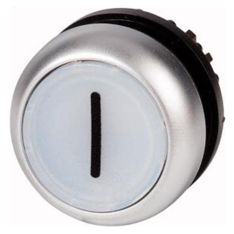 M22-DL-W-X1 interruttore elettrico Pushbutton switch Nero, Metallico, Bianco - Foto 1