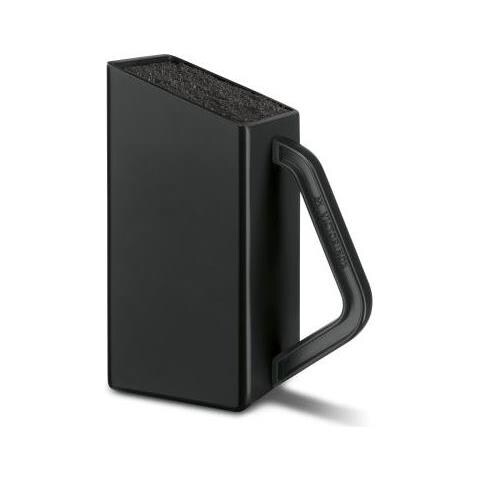 7.7033 Ceppo Portacoltelli Con Inserto In Setole Di Nylon Nylon Nero - Foto 1