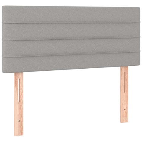 Testiera 2 pz Grigio Chiaro 80x5x78/88 cm in Velluto 3116222