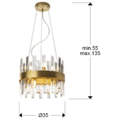 Grace Lamp, 10l, Golden - Foto 2