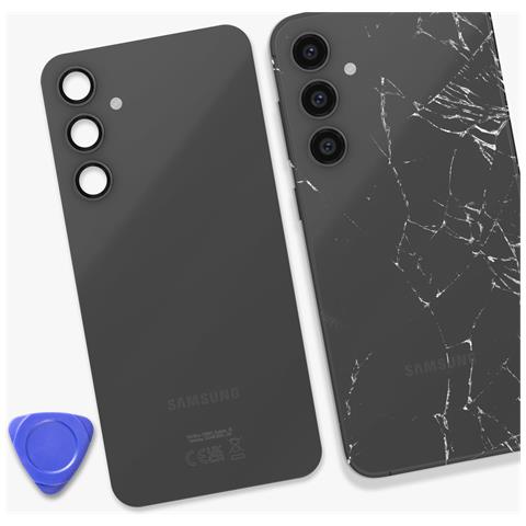 Vetro Posteriore Galaxy S23 Fe Lente Fotocamera Originale, Nero - Foto 4