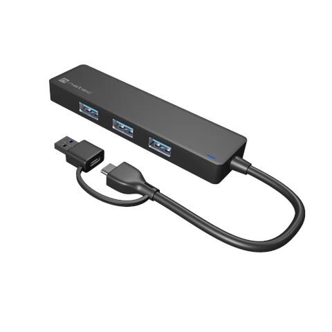 Mayfly USB 3.2 Gen 1 (3.1 Gen 1) Type-A + Type-C 5000 Mbit /s Nero - Foto 1