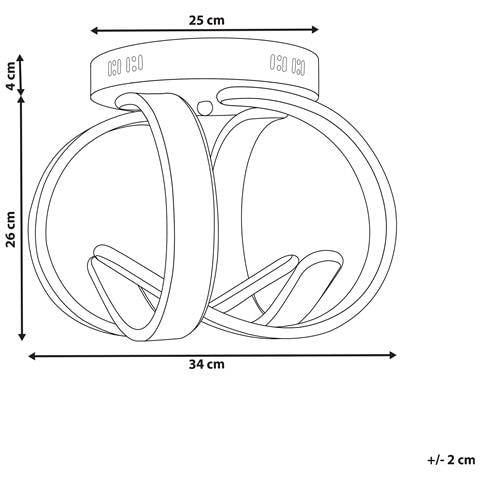 Lampadario A Led Nura Metallo Nero - Foto 2