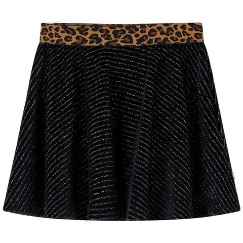 Gonna Da Bambina Con Vita Leopardata Nera 128 - Foto 1
