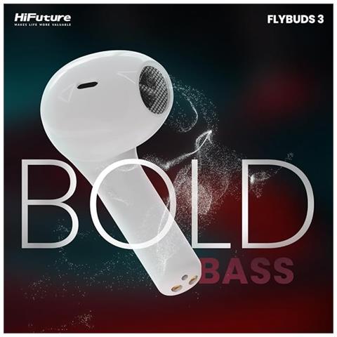 Flybuds 3 Auricolari Bluetooth 5.3, Palestra e Sport Auricolari con 4 Microfoni Integrati per Chiamate, Ambientale Cancellazione del Rumore, Impermeabilit? IPX5 per Android e iOS - Foto 2