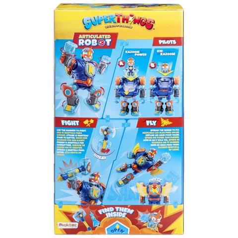 Robot Superbot Kazoom Power Con Pilota E 1 Superthing, Multicolore - Foto 5