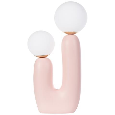 Lampada Da Tavolo Tulun Rosa Pastello - Foto 2